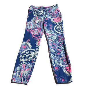 Lilly Pulitzer Women’s Keliani Stretch Pant Size 6 Deep Indigo Gypsea Girl